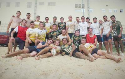 Команда «Антей» второй раз выиграла городские соревнования по пляжному регби